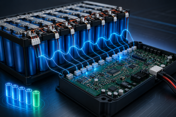 JunPowerTech active cell balancing BMS solution for battery pack capacity optimization