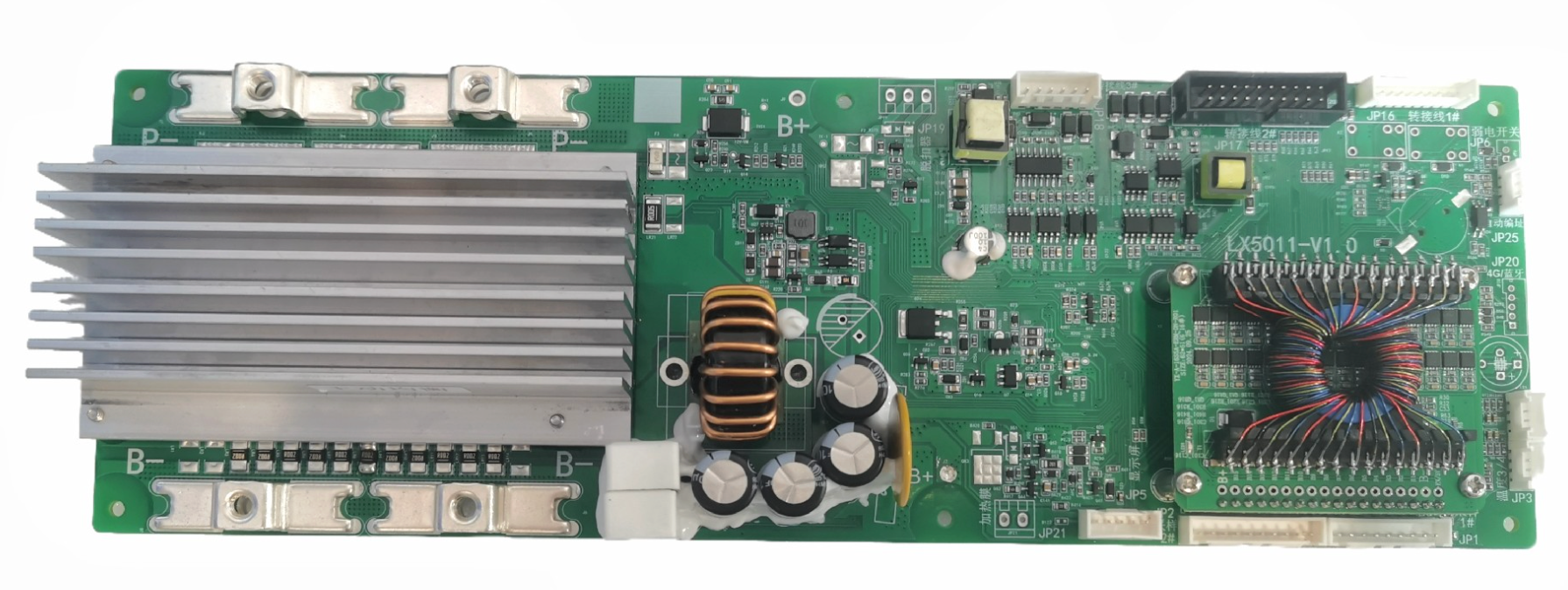 JunPowerTech LX5011 active balancing energy storage BMS with 5A balancing current
