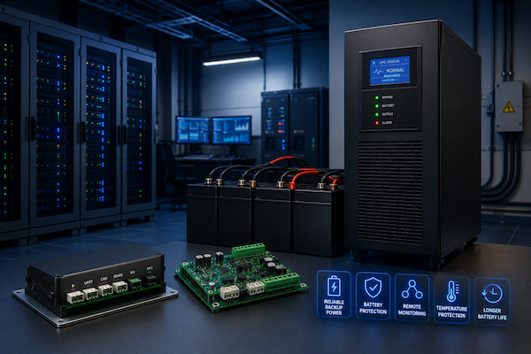 JunPowerTech UPS backup power BMS solution for emergency standby battery systems